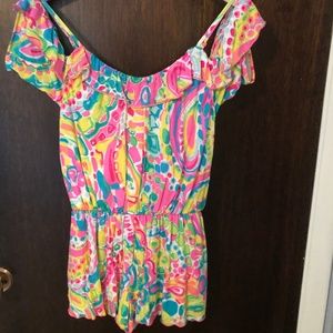 Lilly Pulizer Off the Shoulder romper